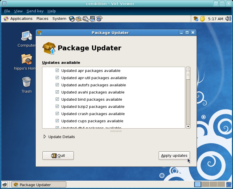 Package updater
