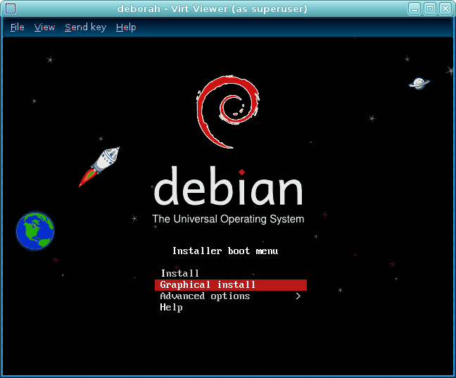 Booting Debian