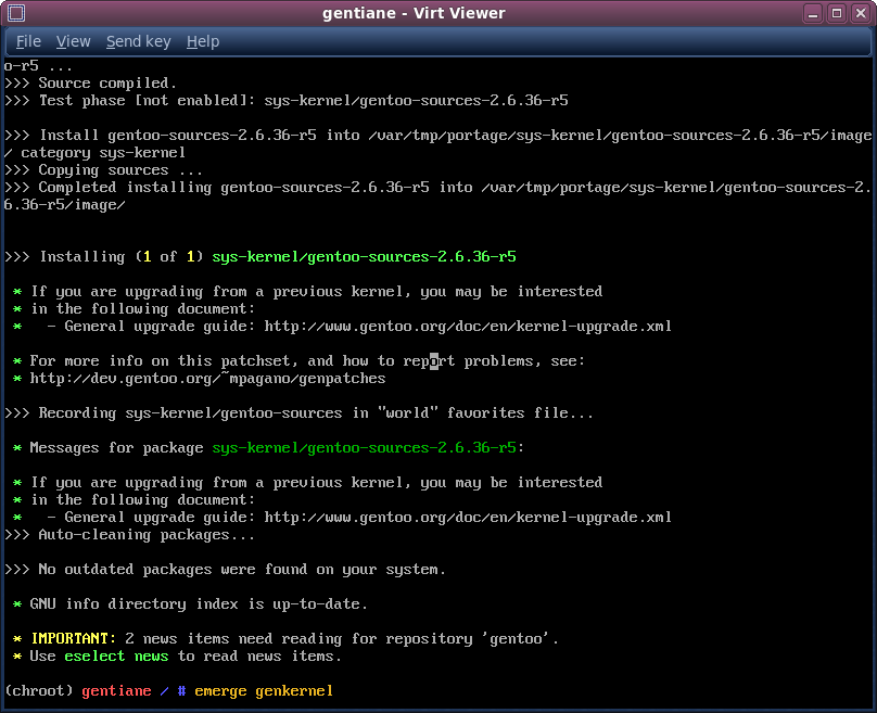 emerge genkernel
